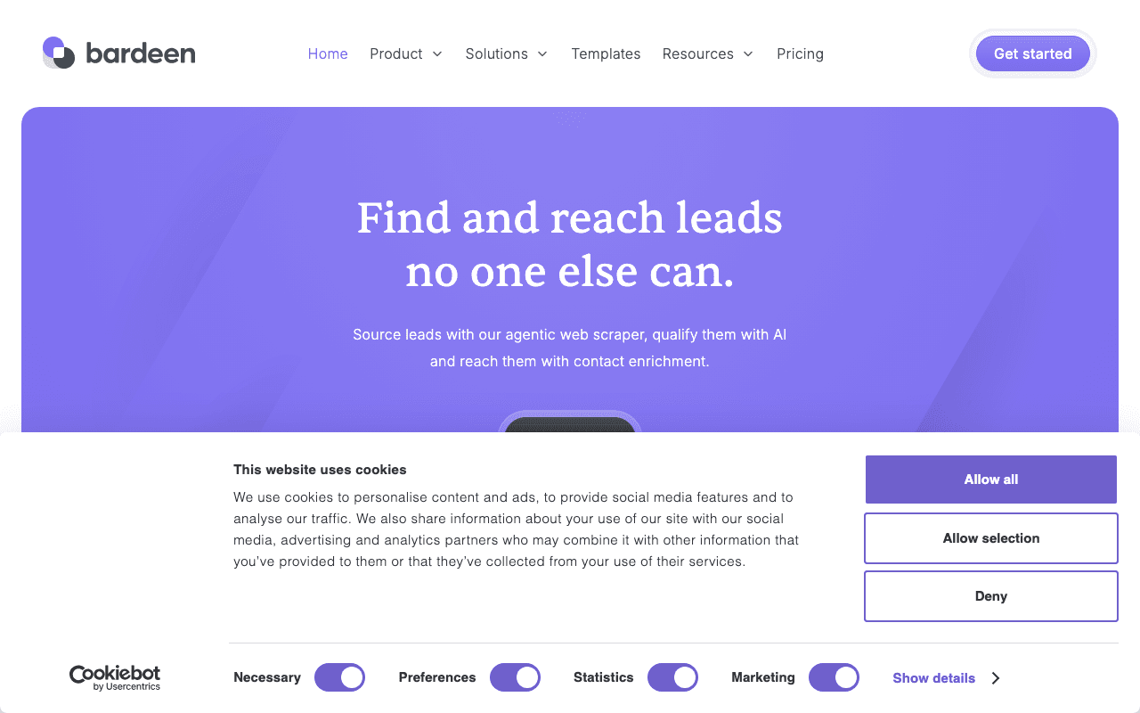 Bardeen homepage