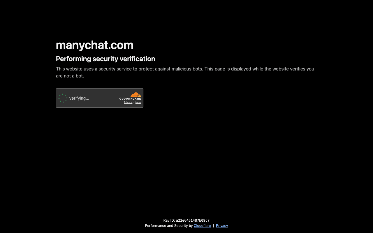 ManyChat homepage